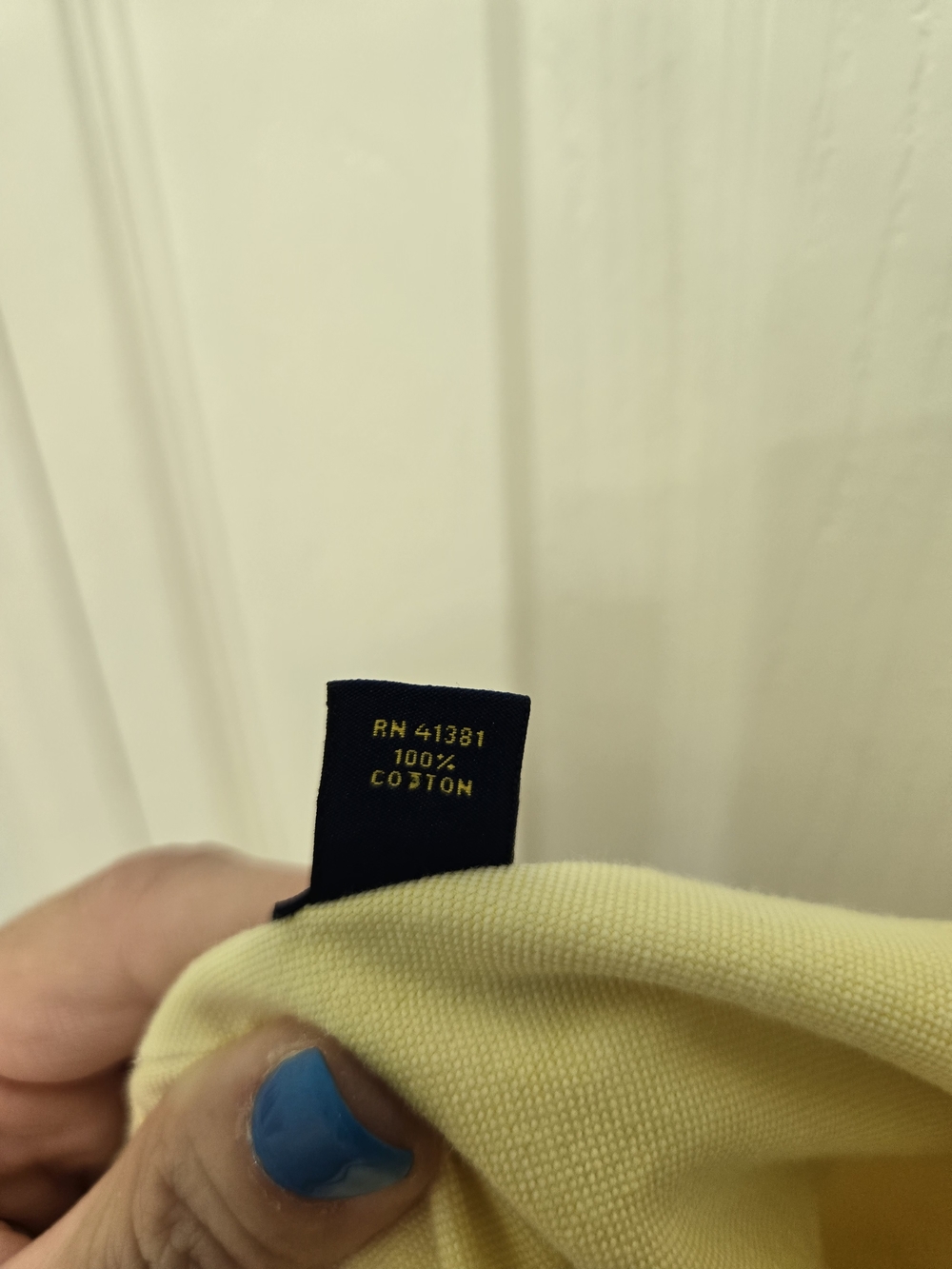 Ralph Lauren Butter Yellow Classic Button-Down Brown Polo Pony Preppy Old Money - Picture 12 of 14